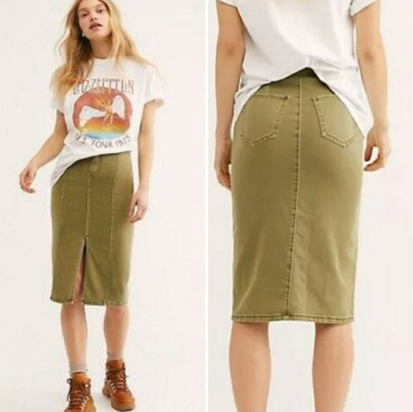 Free People Dresses & Skirts - We theFree People Maddie‎ pencil skir